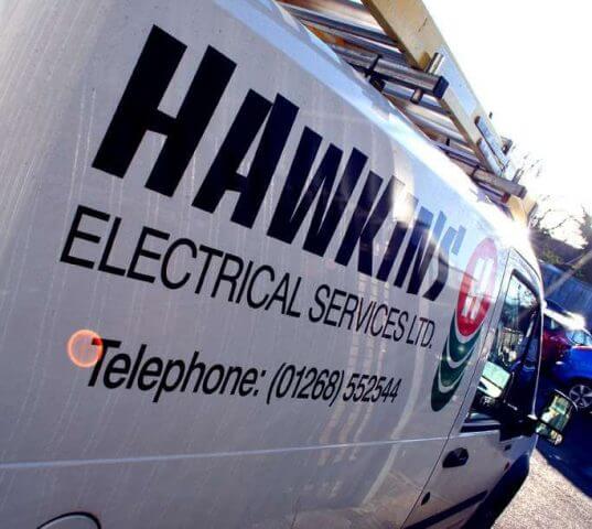 Basildon Electricians Van