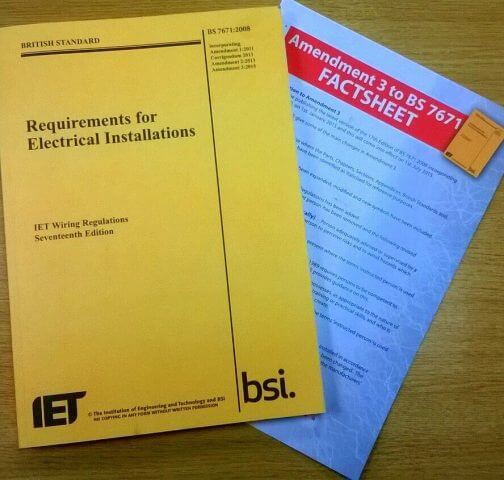 Electrical Regulation Changes