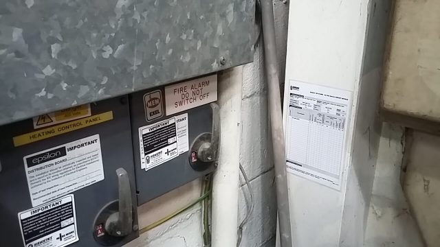 Heating control Panel essex