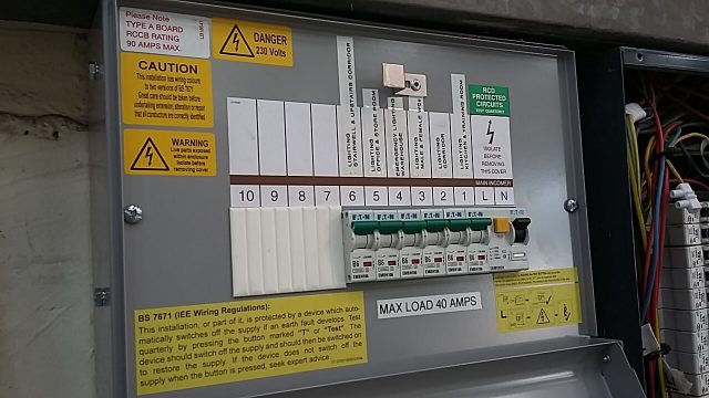 Fuse box labelling