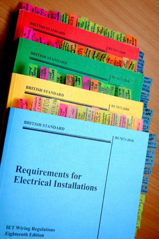 United Kingdom Electrical Regulations Manuals Used By Hawkins Electrical